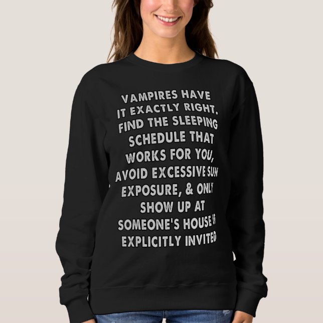 Camiseta vampiros têm razão (Frente)