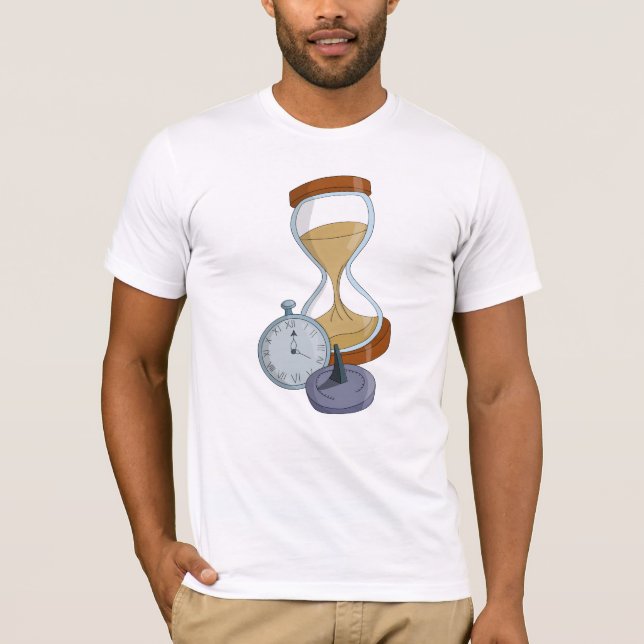 Camiseta Vampula, relógio de sol e relógio de bolso (Frente)