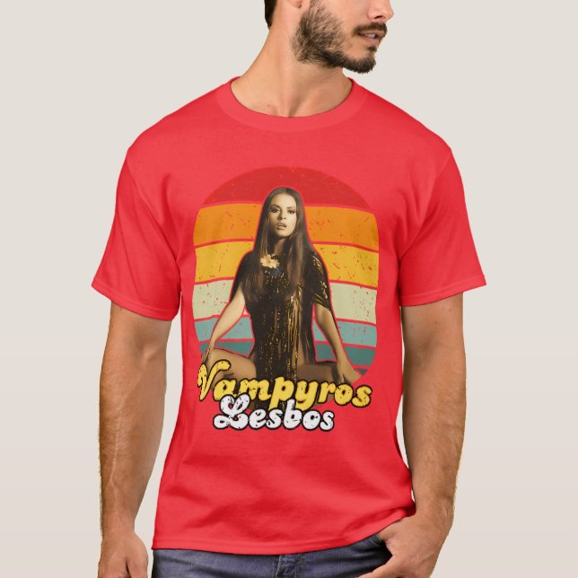 Camiseta Vampyros Lesbos Retro Movie (Frente)