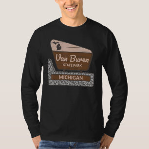 Camiseta Van Buren State Park Michigan MI Sinal de Boas-vin