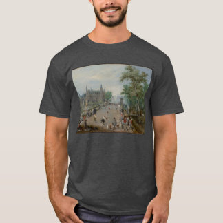 Camiseta Van de Venne - Um Jogo de Bola Diante de um Paláci