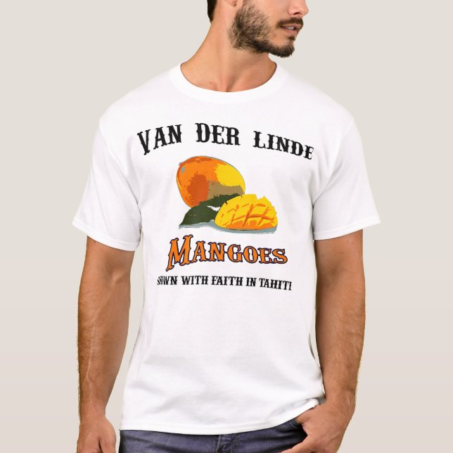 Camiseta Van Der Linde Mangoes Cresce Com O Jogador De Fé (Frente)