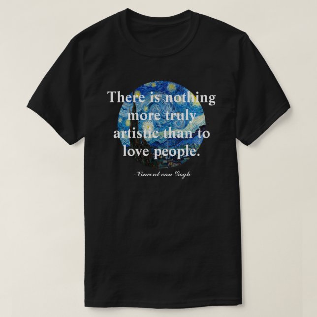 Camiseta Van Gogh (Frente do Design)