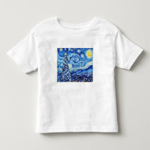 Camiseta Van Gogh - A Noite Estrelada - Arte Branca de Nata