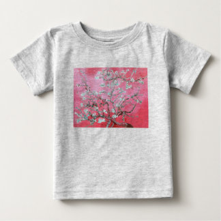 Camiseta Van Gogh Almond Blossomo Azul Rosa