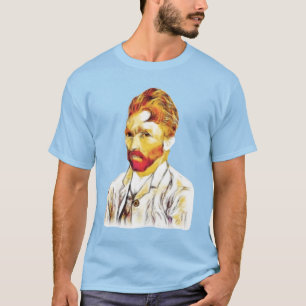 Camiseta Van Gogh autorretrato do novo cabelo