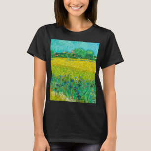 Camiseta Van Gogh Field com Irrises Perto de Arles