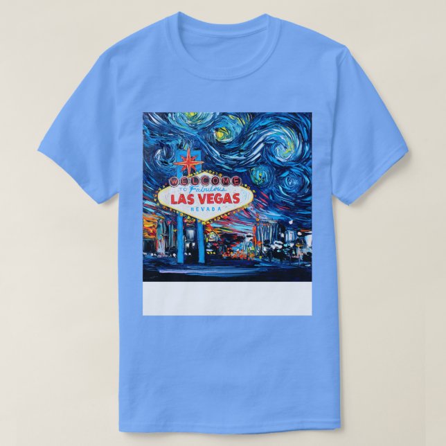 Camiseta van Gogh Nunca Viu Vegas (Frente do Design)
