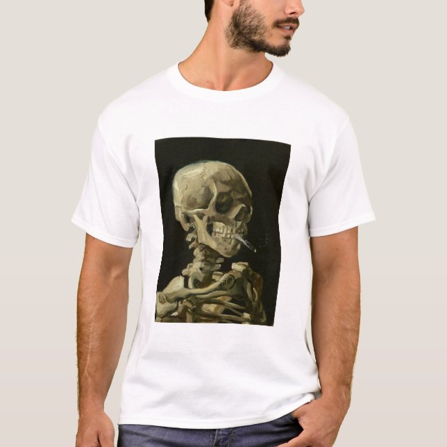 Camiseta van gogh Skull (Frente)
