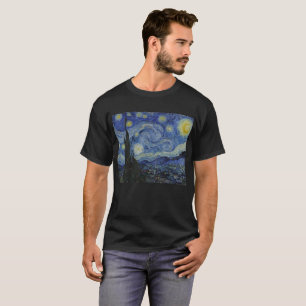 Camiseta Van Gogh, Starry Nigh, classic painting