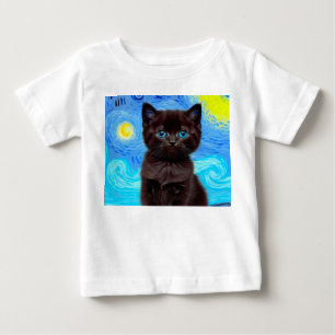 Camiseta Van Gogh Starry Night Black