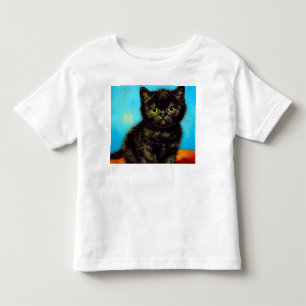 Camiseta Van Gogh Style Pouting Kitten