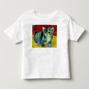 Camiseta Van Gogh Tabby Cat