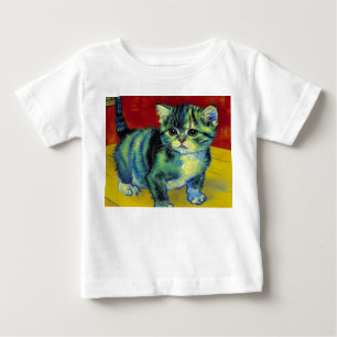 Camiseta Van Gogh Tabby Cat