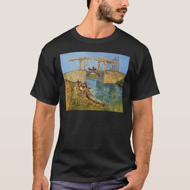Camiseta Van Gogh Vincent - a ponte de Langlois (Frente)