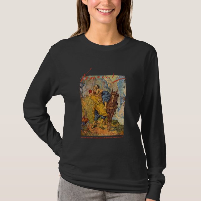 Camiseta Van Gogh, Vincent. O Bom Samaritano (após Delac (Frente)