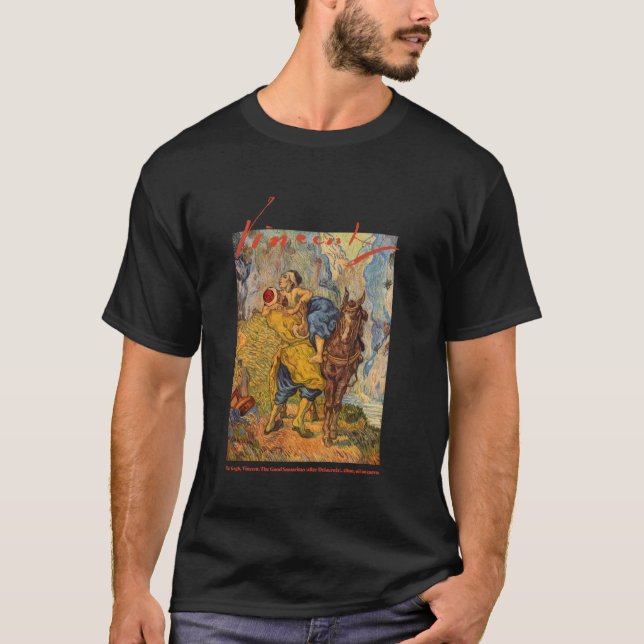 Camiseta Van Gogh, Vincent. O Bom Samaritano (após Delac (Frente)