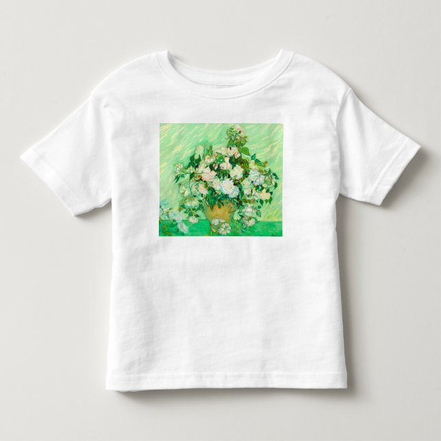 Camiseta Van Gogh White Roses (Frente)