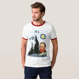 Camiseta Van Gogh with every star I see, I remember that