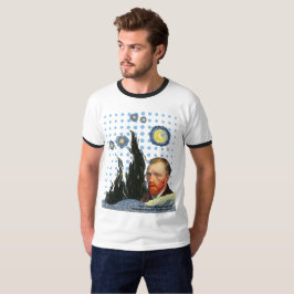 Camiseta Van Gogh with every star I see, I remember that