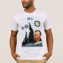 Camiseta Van Gogh with every star I see, I remember that