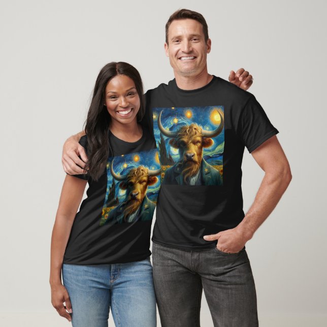 Camiseta Van Gogh Zodiac Taurus (Unissex)