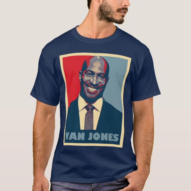 Camiseta Van Jones vintage (Frente)