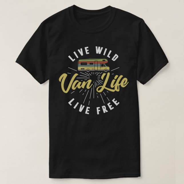 Camiseta Van Life (Frente do Design)