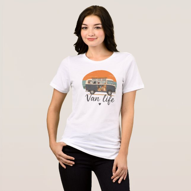 Camiseta Van Life Adventure PawsT-Shirt (Frente Completa)