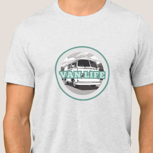 Camiseta Van Life, aqua design