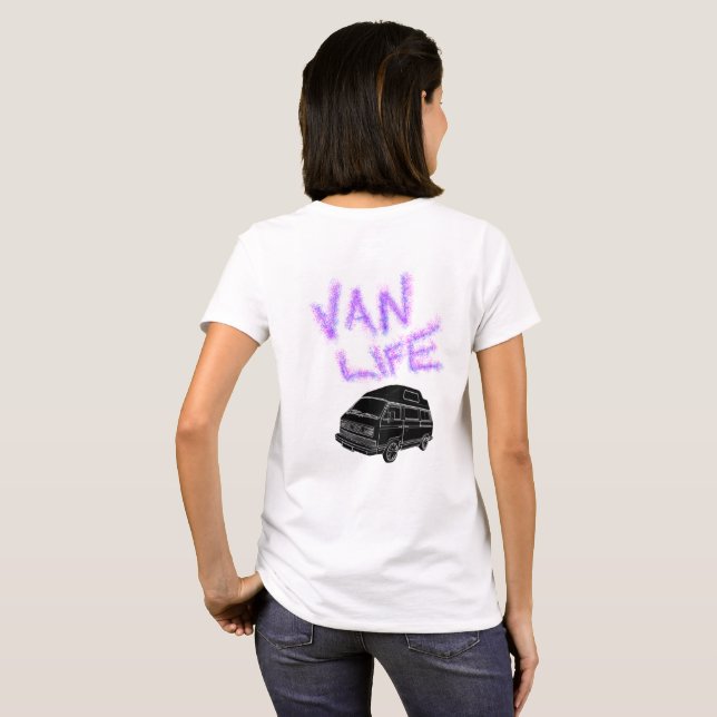 Camiseta Van life camper van (Parte Traseira Completa)
