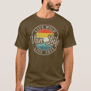Camiseta Van Life Clothing Retro Vintage Van Dweller Vanli