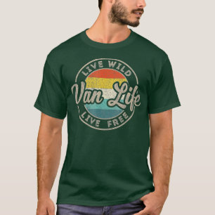 Camiseta Van Life Clothing Retro Vintage Van Dweller Vanli