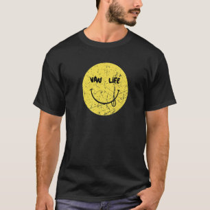 Camiseta Van Life Happy Camper Van Camping Viagem Nomad
