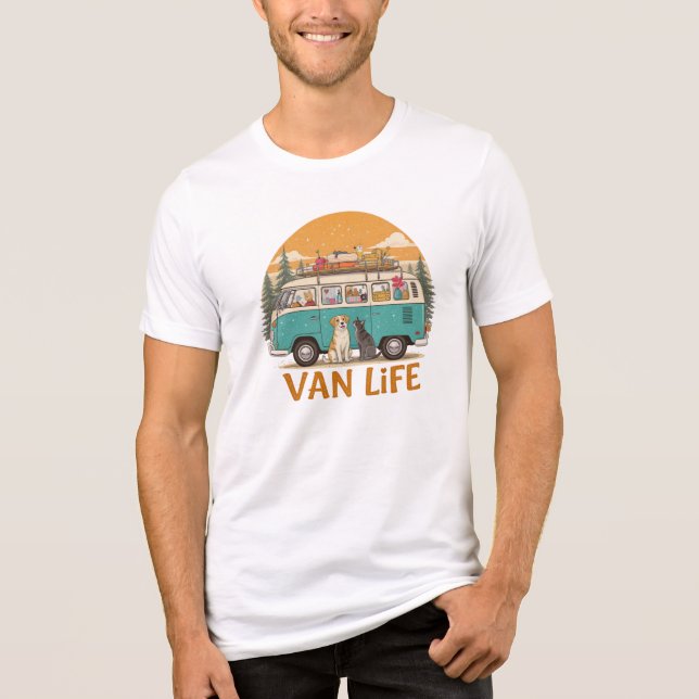 Camiseta Van Life Paws & Adventure (Frente)