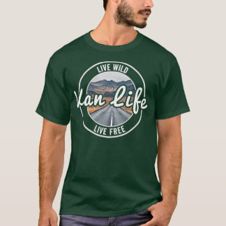 Camiseta Van Life Retro Vintage Clothing Vanlife Nomads Liv