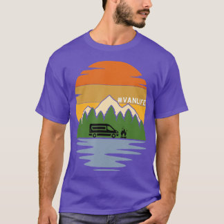 Camiseta Van Life Retro Vintage Van Dwellers Vanlife Men