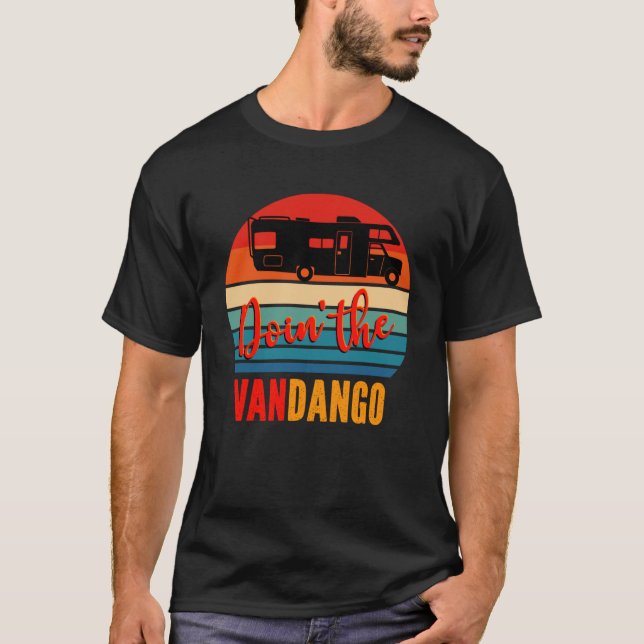 Camiseta Van Life VANdango no Road Vintage (Frente)