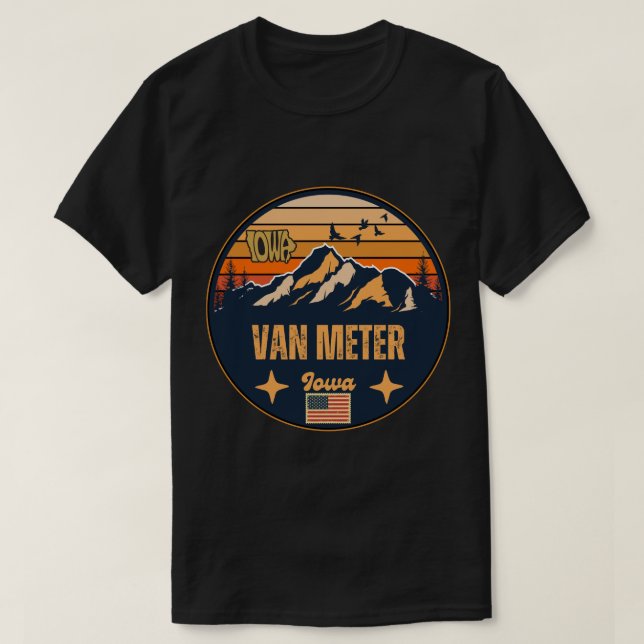 Camiseta Van Meter, Iowa (Frente do Design)