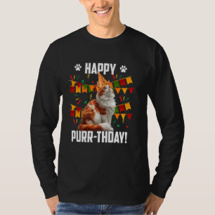 Camiseta Van Turco FELIZ PURR-HOJE! Funny Turco Van Bi