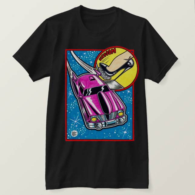 Camiseta Vana DeVinyl™/Astro Coupe (Frente do Design)