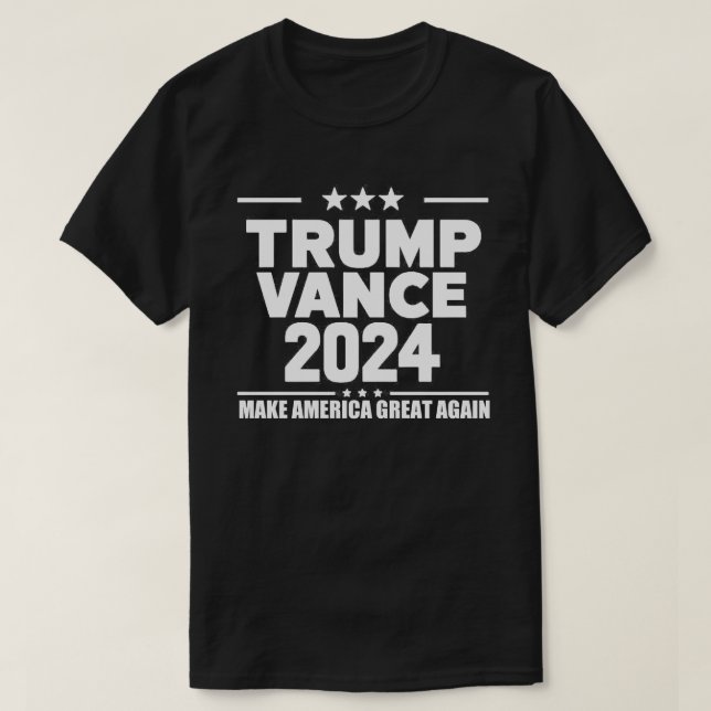 Camiseta Vance 2024 Vintage Red Bolsa (Frente do Design)
