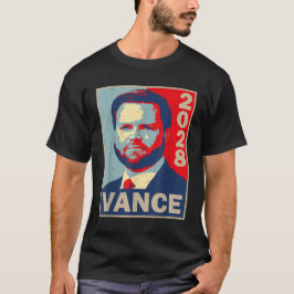 Camiseta Vance 2028 para o Presidente 28 Vintage Republican