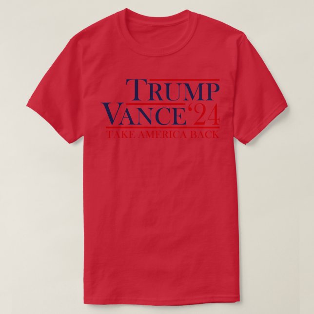 Camiseta Vance 24 Leve a América de volta (Frente do Design)