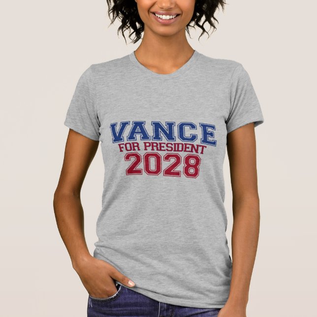 Camiseta Vance for President (varsity) (Frente)