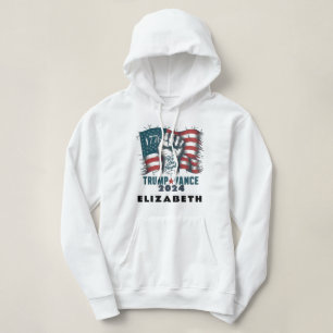 Camiseta Vance Patriótico de Bandeira dos EUA Personaliza