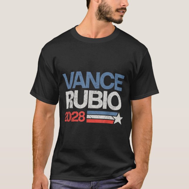 Camiseta Vance Rubio 2028 Presidente Jd Vance Marco Rubio E (Frente)