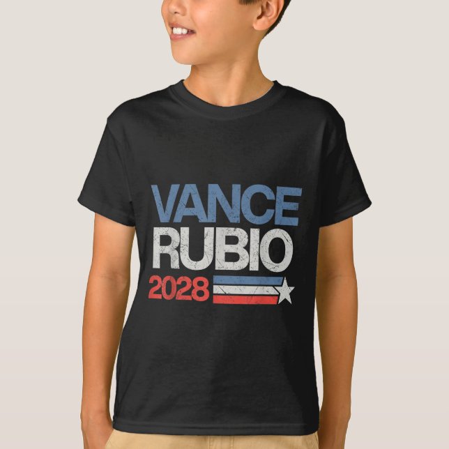 Camiseta Vance Rubio 2028 Presidente Jd Vance Marco Rubio E (Frente)