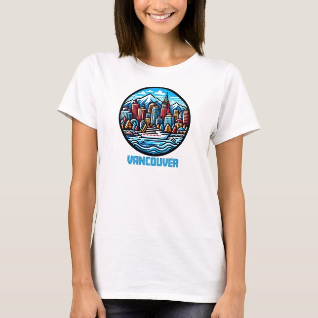 Camiseta Vancouver British Columbia Canada (Frente)