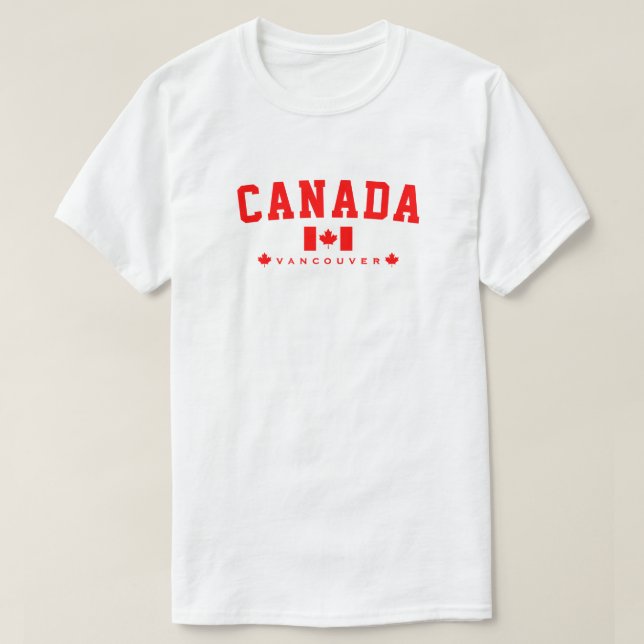 Camiseta Vancouver Canadá  (Frente do Design)